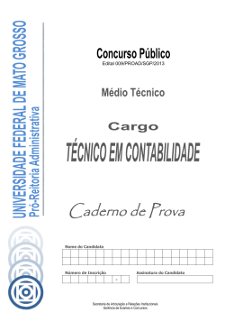 Técnico em Contabilidade