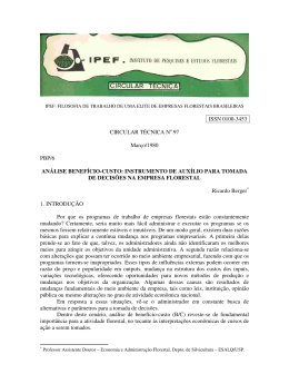 AN&Aacute;LISE BENEF&Iacute;CIO-CUSTO: INSTRUMENTO DE AUX&Iacute;LIO PARA