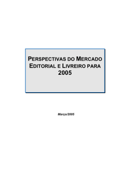 perspectivas do mercado editorial e livreiro para