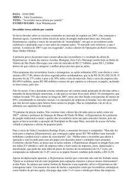 Investidor troca euforia por cautela