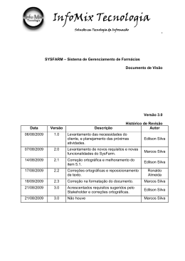 Documento de Vis&atilde;o