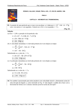 Problemas Resolvidos de Física