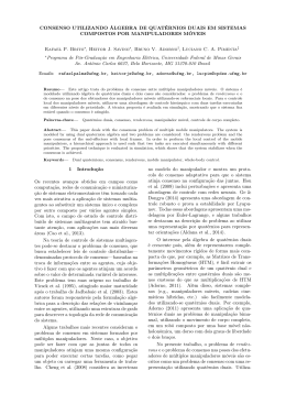 Consenso utilizando &aacute;lgebra de quat&eacute;rnios duais em