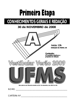 Primeira Etapa