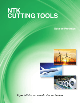 Guia de Produtos - NTK Cutting Tools