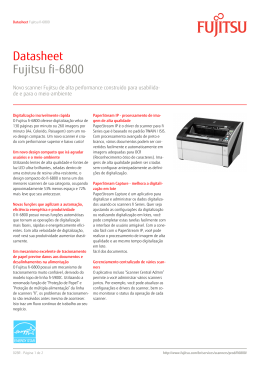 Datasheet Fujitsu fi-6800