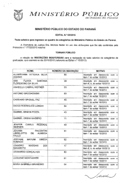 21&ordf; Promotoria de Justi&ccedil;a de Maring&aacute;