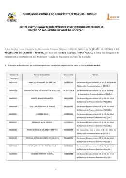 12.06.2015 - Edital de Deferimento e