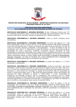 secretaria municipal de educação concurso público nº