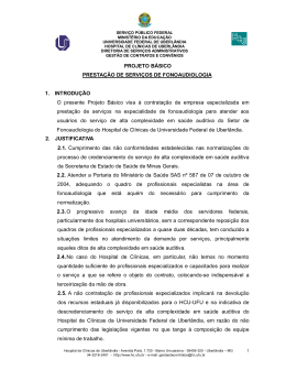 PROJETO B&Aacute;SICO PRESTA&Ccedil;&Atilde;O DE SERVI&Ccedil;OS DE