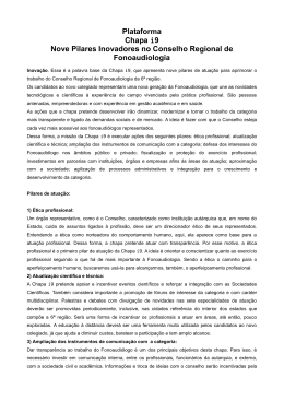 Plataforma Chapa i9 Nove Pilares Inovadores no