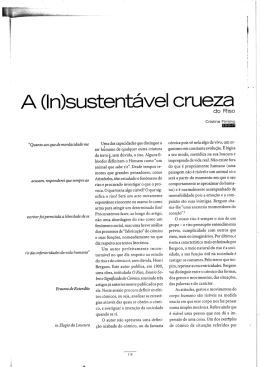 A (I n)sustent&aacute;ve| orueza