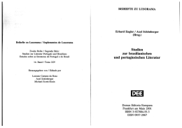 Beihefte Zu Lusorama / Suplementos de Lusorama Zweite Reihe l