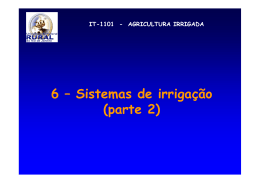 IT-1101 - AGRICULTURA IRRIGADA