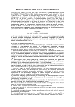 Instrução Normativa IBAMA nº 23/2014