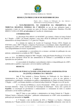 resolu&ccedil;&atilde;o presi 25 de 05 de dezembro de 2014