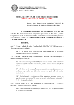 resolu&ccedil;&atilde;o n&ordm; 119, de 02 de dezembro de 2014.