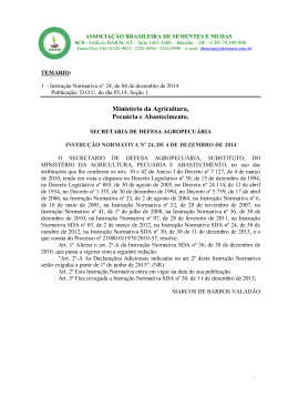 Instrução Normativa n° 24, de 4 de dezembro de 2014