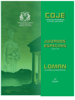 COJE - Tribunal de Justiça do Estado de Mato Grosso