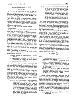 Decreto Regulamentar nº 56/84