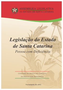 Legisla&ccedil;&atilde;o do Estado de Santa Catarina