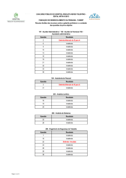 Quest&atilde;o Resultado 2 Deferido/Alterado de B para A 6