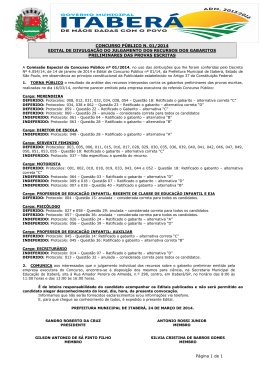 Página 1 de 1 CONCURSO PÚBLICO N. 01