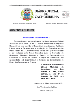 24-02-2015 - Prefeitura Municipal de Cachoeirinha