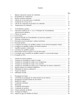 FUNDAMENTOS DA COMBUST&Atilde;O