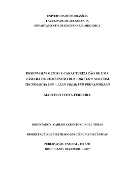 DESENVOLVIMENTO E CARACTERIZA&Ccedil;&Atilde;O DE UMA C&Acirc;MARA DE