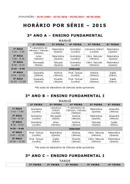 3&deg; Ano - pdf - Col&eacute;gio Dom Quintino