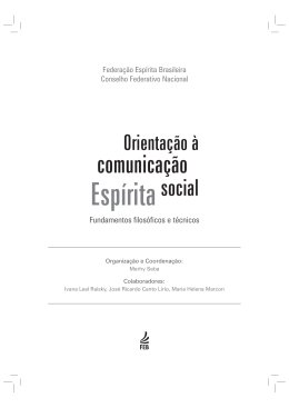 MIOLO Orientação à comunicação social espírita.indd