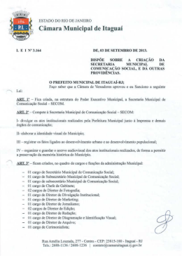 Secretaria de Comunica&ccedil;&atilde;o Social