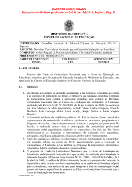 Parecer CNE/CES nº 39/2013, aprovado em 20 de fevereiro de 2013