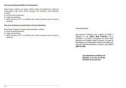 Prezado Associado, Este manual foi elaborado com o objetivo de