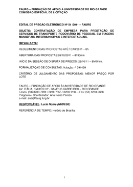 Edital 54 / 2011