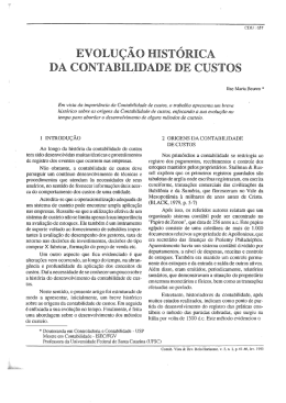 Em vista da importância da Contabilidade de custos, o traballio