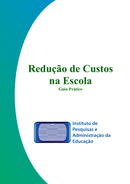 Redução de Custos na Escola