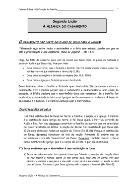 A alian&ccedil;a do casamento