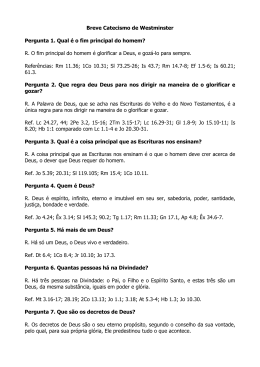 Breve Catecismo de Westminster