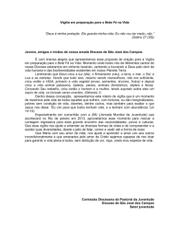 Vig&iacute;lia Bote f&eacute; na vida