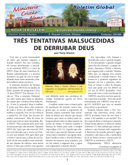 tr&ecirc;s tentativas malsucedidas de derrubar deus