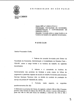 Parecer CJ 2424/10 - Procuradoria Geral da USP