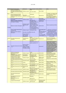 ポルトガル語 Prov&iacute;ncia Guich&ecirc; de Informa&ccedil;&otilde;es Servi&ccedil;os de Dias da