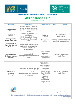 Programa&ccedil;&atilde;o de Gravata&iacute;