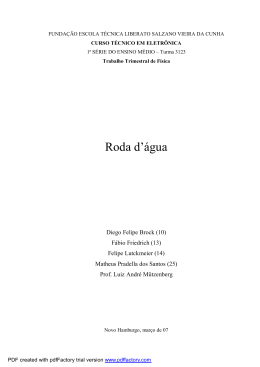 Roda d`&aacute;gua