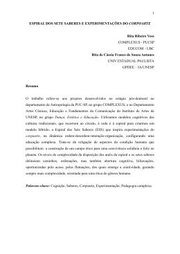 Rodas, c&iacute;rculos e espirais: experimenta&ccedil;&otilde;es do corpoarte