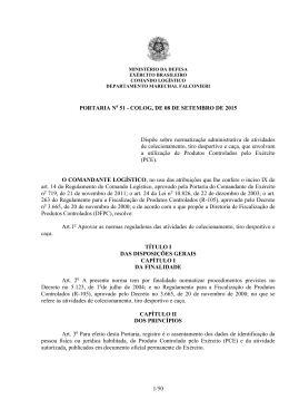 1/50 PORTARIA N 51 - COLOG, DE 08 DE SETEMBRO DE 2015