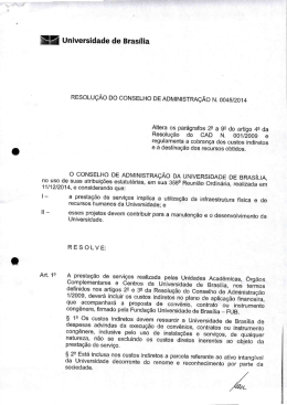 Resolu&ccedil;&atilde;o do Conselho de Administra&ccedil;&atilde;o n. 45