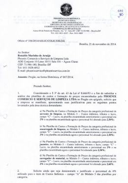 presidência da república secretaria